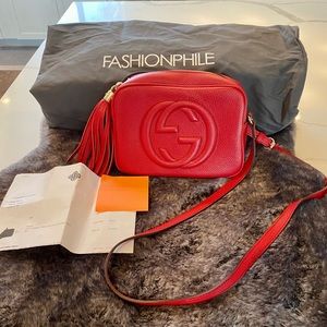 Gucci - Red Soho Disco Purse